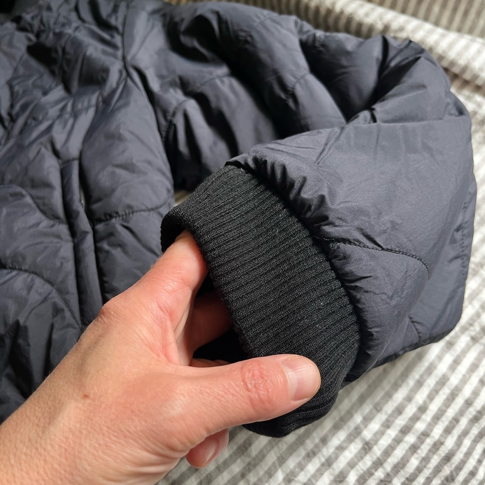 Bad Birdie size small women’s  Black Quilted Jacket - Picture 3 of 6